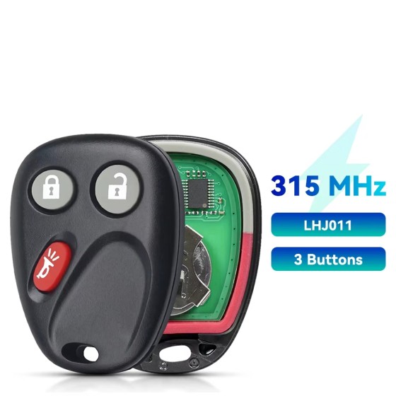 2003-2007 GM / 3-Button Keyless Entry Remote / PN: 21997127 / LHJ011 (AFTERMARKET)